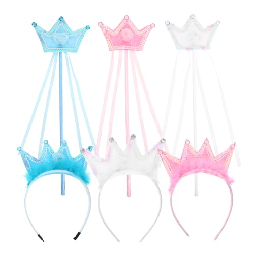 BESPORTBLE 3sätze Prinzessinnenkrone Und Zauberstab Diademe Für Partys Kleiner Mädchen Feenprinzessinnen Mädchen Prinzessinnen-diademe Für Diadem Und Feenstabstäbe Für BESPORTBLE 3sätze Prinzessinnenkrone Und Zauberstab Diademe Für Partys Kleiner Mädchen Feenprinzessinnen Mädchen Prinzessinnen-diademe Für Diadem Und Feenstabstäbe Für von BESPORTBLE