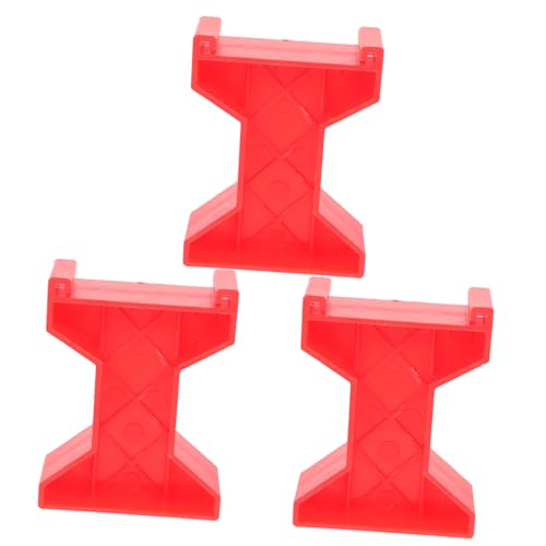 BESPORTBLE 3 Stück Teiliges Modell Eisenbahnbrücke Stütze Roter mit Abgerundeter Oberfläche Langlebig und Sicher für Holzeisenbahn Züge als Geschenk BESPORTBLE 3 Stück Teiliges Modell Eisenbahnbrücke Stütze Roter mit Abgerundeter Oberfläche Langlebig und Sicher für Holzeisenbahn Züge als Geschenk von BESPORTBLE