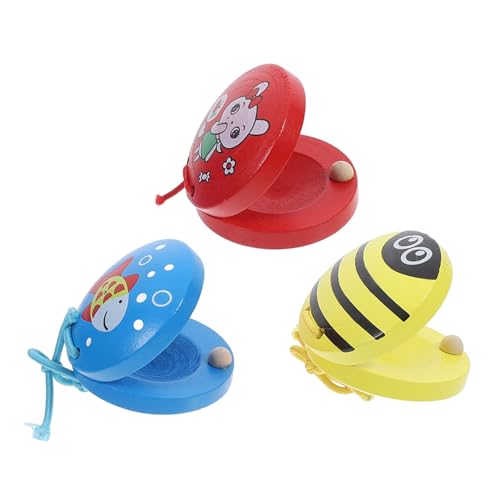 BESPORTBLE 3 Stück Teiliges Musikinstrument Cartoon Tier Castanets Lustiges Schlaginstrument Holzspielzeug zur Musikalischen Früherziehung Rhythmusgefühl für Ab Jahren BESPORTBLE 3 Stück Teiliges Musikinstrument Cartoon Tier Castanets Lustiges Schlaginstrument Holzspielzeug zur Musikalischen Früherziehung Rhythmusgefühl für Ab Jahren von BESPORTBLE