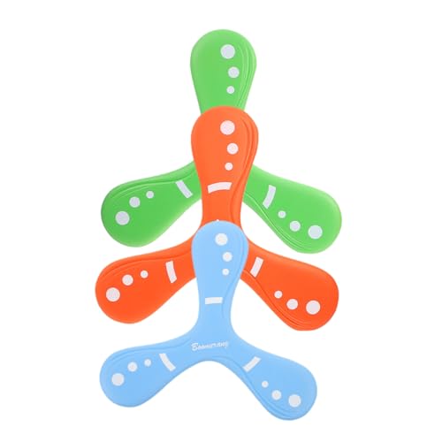 BESPORTBLE 3 Stück Teiliges Outdoor Flying Toy Boomerang Soft Flyer für Farben Wurf Fangspielzeug für Erholung und Strandspaß BESPORTBLE 3 Stück Teiliges Outdoor Flying Toy Boomerang Soft Flyer für Farben Wurf Fangspielzeug für Erholung und Strandspaß von BESPORTBLE