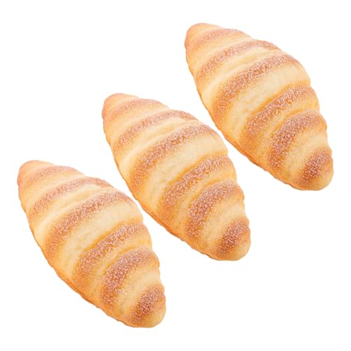 BESPORTBLE 3 Stück Teiliges Realistisch Künstliche Croissant Deko Langlebige Brotmodelle für Restaurantdekoration Leicht und Vielseitig für Schaufenster Fotografie und Gastronomieambiente BESPORTBLE 3 Stück Teiliges Realistisch Künstliche Croissant Deko Langlebige Brotmodelle für Restaurantdekoration Leicht und Vielseitig für Schaufenster Fotografie und Gastronomieambiente von BESPORTBLE