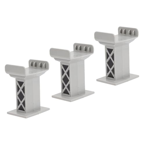 BESPORTBLE 3 Stück Teiliges Zugbrücken Pier Modell aus Robustem Kunststoff Stabiles DIY Gleis zubehör für Holzeisenbahn Einfache Montage für Spielzimmer und Garten Fördert Kreativität und BESPORTBLE 3 Stück Teiliges Zugbrücken Pier Modell aus Robustem Kunststoff Stabiles DIY Gleis zubehör für Holzeisenbahn Einfache Montage für Spielzimmer und Garten Fördert Kreativität und von BESPORTBLE