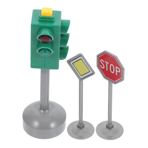 BESPORTBLE 3 Stück Verkehrsampel mit Licht und Realistische Verkehrszeichen Simulation für Frühkindliche Verkehrserziehung Sicherer Kunststoff Interaktives Lernspielzeug für Kindergarten und BESPORTBLE 3 Stück Verkehrsampel mit Licht und Realistische Verkehrszeichen Simulation für Frühkindliche Verkehrserziehung Sicherer Kunststoff Interaktives Lernspielzeug für Kindergarten und von BESPORTBLE