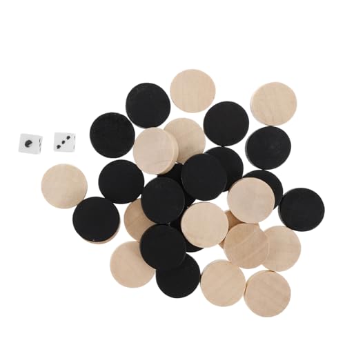 BESPORTBLE 30 Stück Teiliges Holz Schachfiguren Leicht und Tragbar Praktisches Ersatzspiel für Schach Dame und Spezielles Griffdesign Kompatibel mit Meisten Spielbrettern BESPORTBLE 30 Stück Teiliges Holz Schachfiguren Leicht und Tragbar Praktisches Ersatzspiel für Schach Dame und Spezielles Griffdesign Kompatibel mit Meisten Spielbrettern von BESPORTBLE