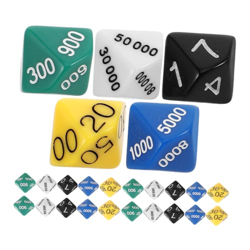 BESPORTBLE 30 Stück Teiliges Platzwert Würfelset aus Kunststoff Bunte Mehrseiten Würfel für Party und Brettspiele Vielseitige Spielzeuge für Unterhaltung und Lernspiele BESPORTBLE 30 Stück Teiliges Platzwert Würfelset aus Kunststoff Bunte Mehrseiten Würfel für Party und Brettspiele Vielseitige Spielzeuge für Unterhaltung und Lernspiele von BESPORTBLE
