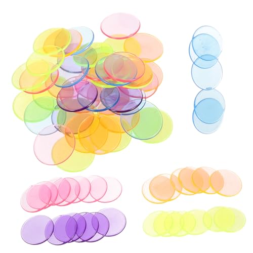 BESPORTBLE 300 Stück Bingo Chips Kunststoff Zählmarkierungen Transparent Gemischt Langlebig für Bingo Spiele Party Zubehör Lernspielzeug BESPORTBLE 300 Stück Bingo Chips Kunststoff Zählmarkierungen Transparent Gemischt Langlebig für Bingo Spiele Party Zubehör Lernspielzeug von BESPORTBLE