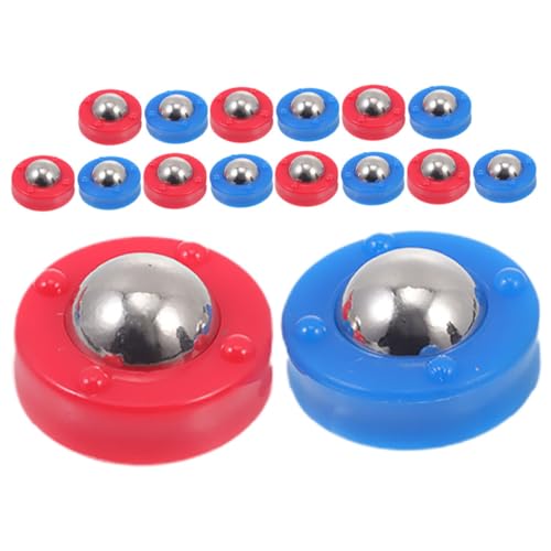 BESPORTBLE 32 Stück Tischfußball Zubehör Spiele Mini Shuffleboard Ersatz Pucks Pit Bälle Table De Billard Tischfußball Tisch Brettspiel Ball Pit Bälle Liga Bälle Kunststoff von BESPORTBLE