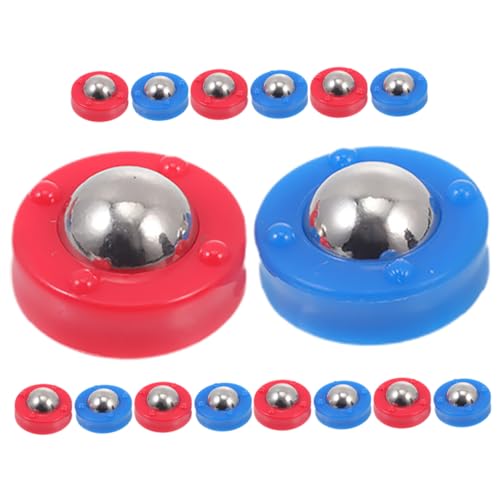 BESPORTBLE 32 Stück Tischfußball Zubehör Tisch Curling Spiel Indoor Shuffleboard Pucks Brett Mini Roller Shuffleboard Curling Zubehör Desktop Schiebeperlen Tisch Gleit Pucks von BESPORTBLE