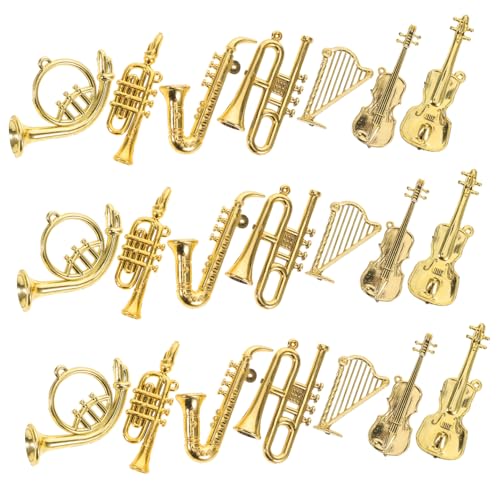 BESPORTBLE 35 Stück Teiliges Miniatur musikinstrumenten Set aus Robustem Kunststoff Realistische Violine Trompete Saxophon Gitarre Leichte Mini Ornamente für Puppenhaus Weihnachtsbaum BESPORTBLE 35 Stück Teiliges Miniatur musikinstrumenten Set aus Robustem Kunststoff Realistische Violine Trompete Saxophon Gitarre Leichte Mini Ornamente für Puppenhaus Weihnachtsbaum von BESPORTBLE