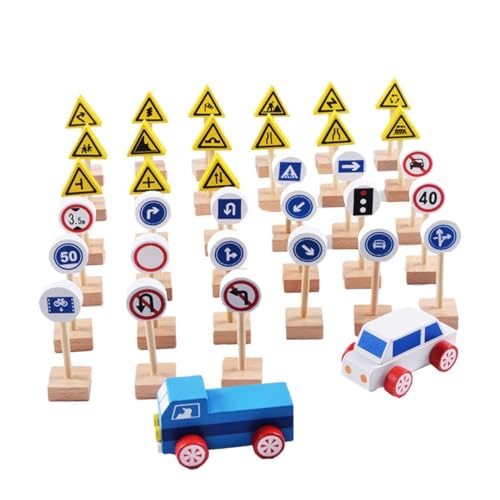 BESPORTBLE 35 Stück Teiliges Verkehrszeichen Holzspielset mit Autos Pädagogisches Verkehrsschilder für Robustes Lernspielzeug zur Verkehrszeichenerkennung Verkehrssicherheit BESPORTBLE 35 Stück Teiliges Verkehrszeichen Holzspielset mit Autos Pädagogisches Verkehrsschilder für Robustes Lernspielzeug zur Verkehrszeichenerkennung Verkehrssicherheit von BESPORTBLE