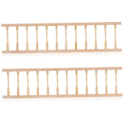 BESPORTBLE 4 Stck. Miniatur Holz Fußgängerhandlauf für Puppenhaus Langlebig und Realistisch Verarbeitet für DIY Puppenhaus Dekoration und Modellbau Naturfarben BESPORTBLE 4 Stck. Miniatur Holz Fußgängerhandlauf für Puppenhaus Langlebig und Realistisch Verarbeitet für DIY Puppenhaus Dekoration und Modellbau Naturfarben von BESPORTBLE