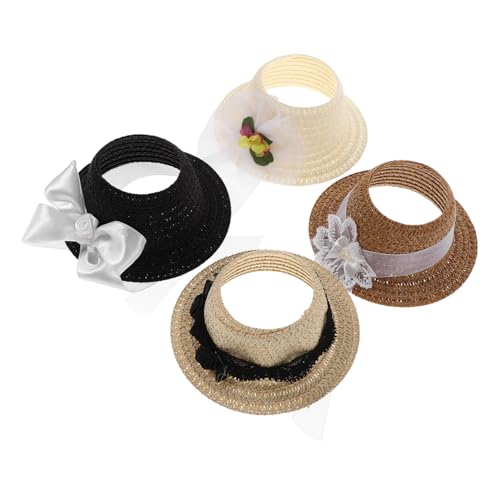BESPORTBLE 4 Stück Mini Puppenhüte mit Schmetterlingsschleife Leichte Kleine Hüte für DIY Bastelprojekte Vielseitige Mini-Accessoires für Puppen für Feiertagsdekoration und Rollenspiele BESPORTBLE 4 Stück Mini Puppenhüte mit Schmetterlingsschleife Leichte Kleine Hüte für DIY Bastelprojekte Vielseitige Mini-Accessoires für Puppen für Feiertagsdekoration und Rollenspiele von BESPORTBLE