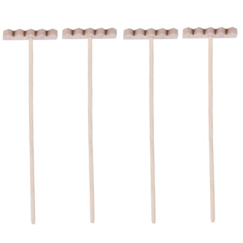 BESPORTBLE 4 Stück Teiliges Bambus Mini Rechen Sandtisch Zubehör Zen Garten Dekoration DIY Sandspielzeug für Meditation und Kreative Bastelarbeiten BESPORTBLE 4 Stück Teiliges Bambus Mini Rechen Sandtisch Zubehör Zen Garten Dekoration DIY Sandspielzeug für Meditation und Kreative Bastelarbeiten von BESPORTBLE