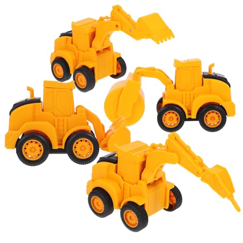 BESPORTBLE 4 Stück Teiliges Baufahrzeug Kleine Realistische Bagger Modelle aus Robustem Material Leichtes Engineering Truck für Jungen Ab Jahren Fördert Hand Auge koordination und Praktische BESPORTBLE 4 Stück Teiliges Baufahrzeug Kleine Realistische Bagger Modelle aus Robustem Material Leichtes Engineering Truck für Jungen Ab Jahren Fördert Hand Auge koordination und Praktische von BESPORTBLE