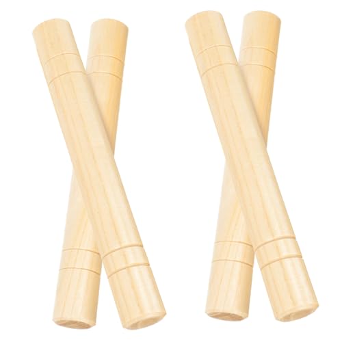 BESPORTBLE 4 Stück Teiliges Holz Rhythmusstäbe für Pädagogisches Musikinstrument mit Abgerundeten Kanten Langlebig und Rhythmusfördernd für Vorschule und Musikunterricht BESPORTBLE 4 Stück Teiliges Holz Rhythmusstäbe für Pädagogisches Musikinstrument mit Abgerundeten Kanten Langlebig und Rhythmusfördernd für Vorschule und Musikunterricht von BESPORTBLE