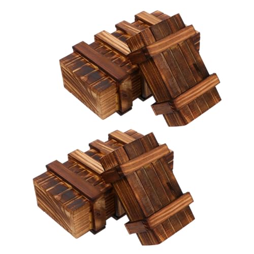 BESPORTBLE 4 Stück Teiliges Holzbox Sicherem Geheimfach Pädagogisches Puzzle Fördert Denkvermögen und Eltern Junge Mädchen Kommunikation Schwer zu Öffnen Einzigartiges Lernspielzeug BESPORTBLE 4 Stück Teiliges Holzbox Sicherem Geheimfach Pädagogisches Puzzle Fördert Denkvermögen und Eltern Junge Mädchen Kommunikation Schwer zu Öffnen Einzigartiges Lernspielzeug von BESPORTBLE