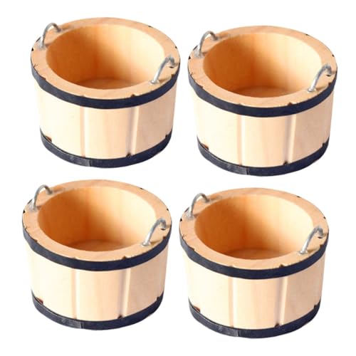 BESPORTBLE 4 Stück Teiliges Mini Holzfass aus Naturholz Detailreiche Miniatur Eimer für Puppenhaus Dekoration Vielseitig Verwendbar als Miniaturspielzeug und Fotorequisite Hochwertige BESPORTBLE 4 Stück Teiliges Mini Holzfass aus Naturholz Detailreiche Miniatur Eimer für Puppenhaus Dekoration Vielseitig Verwendbar als Miniaturspielzeug und Fotorequisite Hochwertige von BESPORTBLE