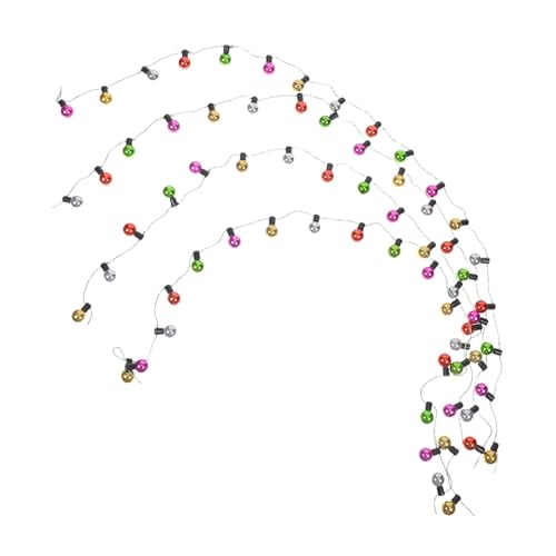 BESPORTBLE 4 Stück Teiliges Mini Perlen Lichterkette Flexible Mini LED Lichter für Puppenhaus DIY Bastelprojekte Girlande BESPORTBLE 4 Stück Teiliges Mini Perlen Lichterkette Flexible Mini LED Lichter für Puppenhaus DIY Bastelprojekte Girlande von BESPORTBLE