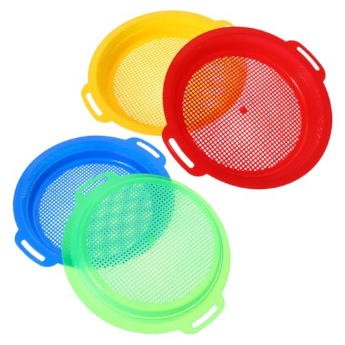 BESPORTBLE 4 Stück Teiliges Sand Sieb aus Robustem PP Kunststoff Sicher Effizienter Sandfilter für Strand und Garten Fördert Gemeinsames und Schatzsuche Farbiges Netzspielzeug BESPORTBLE 4 Stück Teiliges Sand Sieb aus Robustem PP Kunststoff Sicher Effizienter Sandfilter für Strand und Garten Fördert Gemeinsames und Schatzsuche Farbiges Netzspielzeug von BESPORTBLE