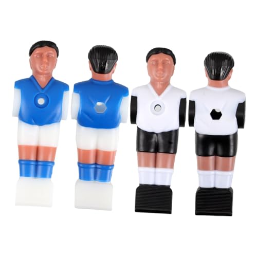 BESPORTBLE 4 Stück Tischfußballmaschinen Zubehör Tischfußball Figuren Bälle Tischfußballspieler Statue Tischfußball Ersatzspieler Tischfußball Spieler Puppen Tischfußball Tischteile von BESPORTBLE