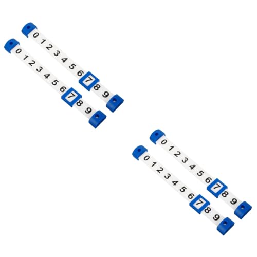 BESPORTBLE 4 Stück Tischfußballtorschütze Tischfußball-Werkzeuge kleine Punktemarkierungen Zubehör für Tischspiele Punktezähler Score-Markierungsbalken Tabellenführer Scores-Gerät Plastik von BESPORTBLE