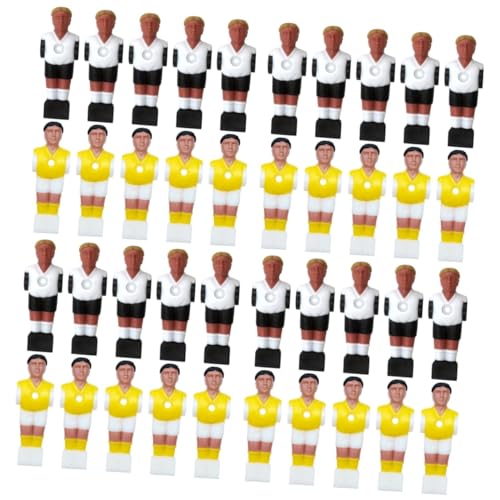 BESPORTBLE 40 STK Fußball-Maschinenpuppe Tischfußball Zubehör Tischfußball Ersatzteile Tischfußball Männer Kicker Zubehör Mini-Fußball Spielzeuge Fußballspielzeug Desktop-Football-Männer Harz von BESPORTBLE