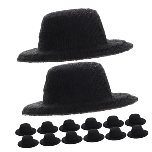BESPORTBLE 40 Stück Mini Schwarze Hochformat Hüte Kleine Top Hats für DIY Puppenhaus Zubehör Haarspangen Basteln Halloween Karneval Dekoration BESPORTBLE 40 Stück Mini Schwarze Hochformat Hüte Kleine Top Hats für DIY Puppenhaus Zubehör Haarspangen Basteln Halloween Karneval Dekoration von BESPORTBLE