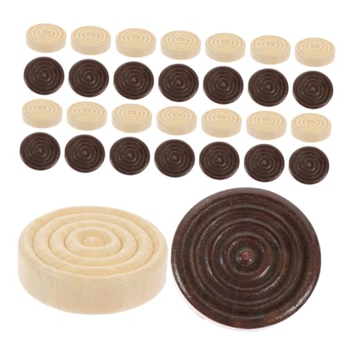 BESPORTBLE 48 Stück Checker Dame Brettspiel Dame Spielchips runde Holzsteine Schachprüfungsspiel Holz Spielchips aus Holz Brettspiele Bauern Zubehör für Brettspiele hölzern BESPORTBLE 48 Stück Checker Dame Brettspiel Dame Spielchips runde Holzsteine Schachprüfungsspiel Holz Spielchips aus Holz Brettspiele Bauern Zubehör für Brettspiele hölzern von BESPORTBLE