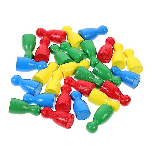BESPORTBLE Schachfigurenset aus Holz 48 Stück Spielzeug in Menschenform Brettspiel Zubehör für Schach und Flugschach BESPORTBLE Schachfigurenset aus Holz 48 Stück Spielzeug in Menschenform Brettspiel Zubehör für Schach und Flugschach von BESPORTBLE