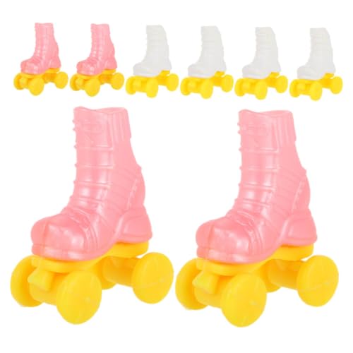 BESPORTBLE 4Paare Puppen Rollschuhe Süße Langlebige Eislaufschuhe aus Robustem Kunststoff für Puppendekoration und Landschaftsbau für Kreative Spielszene BESPORTBLE 4Paare Puppen Rollschuhe Süße Langlebige Eislaufschuhe aus Robustem Kunststoff für Puppendekoration und Landschaftsbau für Kreative Spielszene von BESPORTBLE