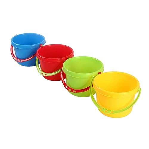 BESPORTBLE 4Stücke Mini Plastikeimer für Bunte Strandeimer Blau Rot Gelb Grün für Wasserspiele und Sandkunst im Freien Spaß für Jungen und Mädchen BESPORTBLE 4Stücke Mini Plastikeimer für Bunte Strandeimer Blau Rot Gelb Grün für Wasserspiele und Sandkunst im Freien Spaß für Jungen und Mädchen von BESPORTBLE