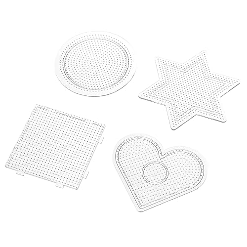 BESPORTBLE 4stücke Bügelperlen Steckplatten Aus Kunststoff Bastelperlenbretter Mit Pinzette Für DIY-lernspielzeug Für Junge Mädchen BESPORTBLE 4stücke Bügelperlen Steckplatten Aus Kunststoff Bastelperlenbretter Mit Pinzette Für DIY-lernspielzeug Für Junge Mädchen von BESPORTBLE