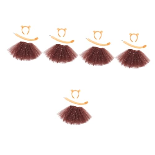 BESPORTBLE 5 Sets Mädchen Tutu Rock Tierkostüm Affenohren Und Wolf Kostüm Set Pelzkostüm Zirkus Cosplay Zubehör Verkleiden Tierohr Stirnband Kostüme Kopfband Kunststoff BESPORTBLE 5 Sets Mädchen Tutu Rock Tierkostüm Affenohren Und Wolf Kostüm Set Pelzkostüm Zirkus Cosplay Zubehör Verkleiden Tierohr Stirnband Kostüme Kopfband Kunststoff von BESPORTBLE