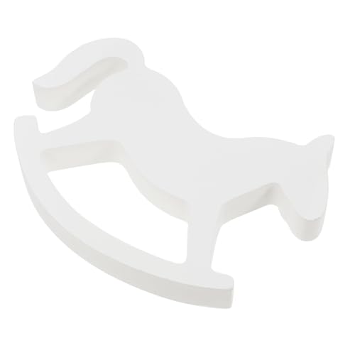BESPORTBLE 5 Stück Kleines Weißes Holz Schaukelpferd Holzspielzeug Hochzeitsdeko Kinderzimmer Dekoration für Junge Mädchen BESPORTBLE 5 Stück Kleines Weißes Holz Schaukelpferd Holzspielzeug Hochzeitsdeko Kinderzimmer Dekoration für Junge Mädchen von BESPORTBLE