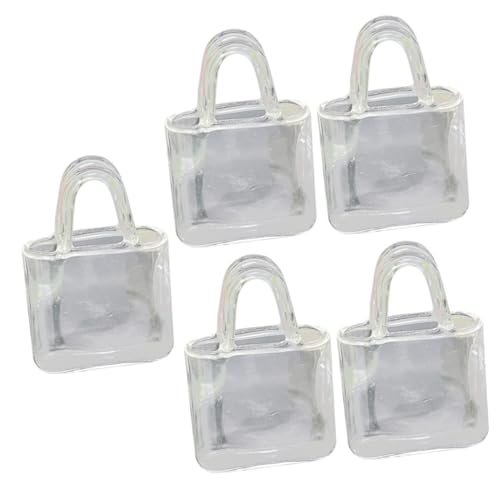 BESPORTBLE 5 Stück Mini Handtaschen Vase aus Handgefertigt Realistische Miniatur Dekoration für Puppenhäuser Spielerisches Lernspielzeug Sichere Kanten für Miniatur Sammler BESPORTBLE 5 Stück Mini Handtaschen Vase aus Handgefertigt Realistische Miniatur Dekoration für Puppenhäuser Spielerisches Lernspielzeug Sichere Kanten für Miniatur Sammler von BESPORTBLE