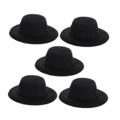 BESPORTBLE 5 Stück Miniatur Jazzhüte Kleine Filzhüte für Puppen und DIY Bastelprojekte Leichte Langlebige Stoffhüte Geeignet als Puppenzubehör und Dekorative Mini Formelhüte BESPORTBLE 5 Stück Miniatur Jazzhüte Kleine Filzhüte für Puppen und DIY Bastelprojekte Leichte Langlebige Stoffhüte Geeignet als Puppenzubehör und Dekorative Mini Formelhüte von BESPORTBLE