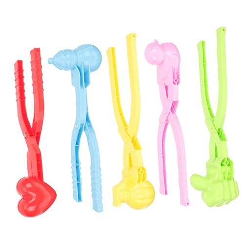 BESPORTBLE 5 Stück Schneeballmacher Teiliges Winter Schneeballformer Outdoor mit Verschiedenen Formen Herz Enten Kürbis Schneemann für Schnellen Schnee Spaß und Saubere Hände Zufällige Farbe BESPORTBLE 5 Stück Schneeballmacher Teiliges Winter Schneeballformer Outdoor mit Verschiedenen Formen Herz Enten Kürbis Schneemann für Schnellen Schnee Spaß und Saubere Hände Zufällige Farbe von BESPORTBLE
