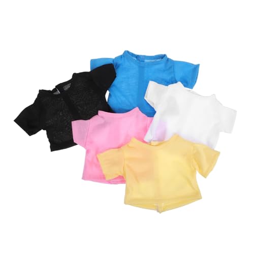 BESPORTBLE 5stücke Kurzärmelige Bären-t-Shirt Stofftiere Einfarbige Spielzeugbärenkleidung Aus Weichem Material Bärenkostüm Für Kleine Puppen Bärenkleidungs-Outfit Für Kuscheltiere BESPORTBLE 5stücke Kurzärmelige Bären-t-Shirt Stofftiere Einfarbige Spielzeugbärenkleidung Aus Weichem Material Bärenkostüm Für Kleine Puppen Bärenkleidungs-Outfit Für Kuscheltiere von BESPORTBLE