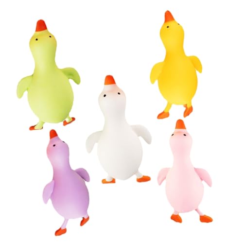 BESPORTBLE 5 Stück Teiliges Bunte Stress Enten aus Langlebigem TPR Weiche Dehnbare Squeeze spielzeuge zur Angstlinderung und Partydekoration Waschbar Wiederverwendbar für Stressabbau und BESPORTBLE 5 Stück Teiliges Bunte Stress Enten aus Langlebigem TPR Weiche Dehnbare Squeeze spielzeuge zur Angstlinderung und Partydekoration Waschbar Wiederverwendbar für Stressabbau und von BESPORTBLE