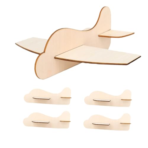 BESPORTBLE 5 Stück Teiliges DIY Holzflugzeug Modellbauset Unbemalte Holzflugzeuge zum Selbstgestalten Naturbelassenes Bastelset für Erwachsene Kreatives für Malen und Dekorieren für BESPORTBLE 5 Stück Teiliges DIY Holzflugzeug Modellbauset Unbemalte Holzflugzeuge zum Selbstgestalten Naturbelassenes Bastelset für Erwachsene Kreatives für Malen und Dekorieren für von BESPORTBLE