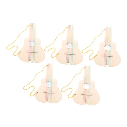BESPORTBLE 5 Stück Teiliges DIY Holzgitarre Unbemalt Blanko Holz Gitarre zum Bemalen Handliche Robustes Material Fördert Kreativität und Feinmotorik für kreatives Gestalten BESPORTBLE 5 Stück Teiliges DIY Holzgitarre Unbemalt Blanko Holz Gitarre zum Bemalen Handliche Robustes Material Fördert Kreativität und Feinmotorik für kreatives Gestalten von BESPORTBLE