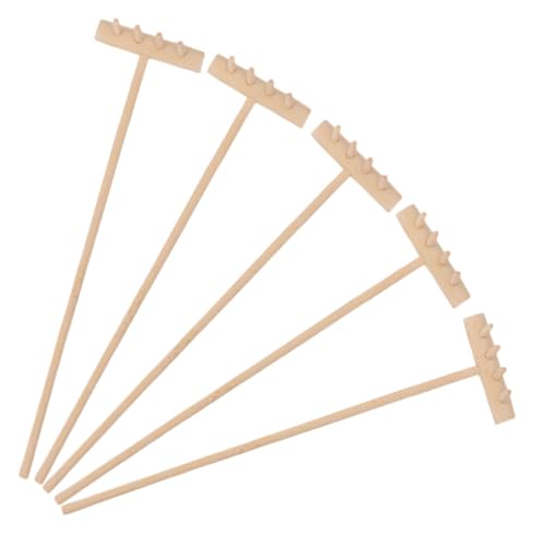 BESPORTBLE 5 Stück Teiliges Miniatur Sandrechen aus Leicht und Robust Vielseitig Einsetzbar für Sandkästen Zen Gärten Puppenhaus Deko und Kreative BESPORTBLE 5 Stück Teiliges Miniatur Sandrechen aus Leicht und Robust Vielseitig Einsetzbar für Sandkästen Zen Gärten Puppenhaus Deko und Kreative von BESPORTBLE