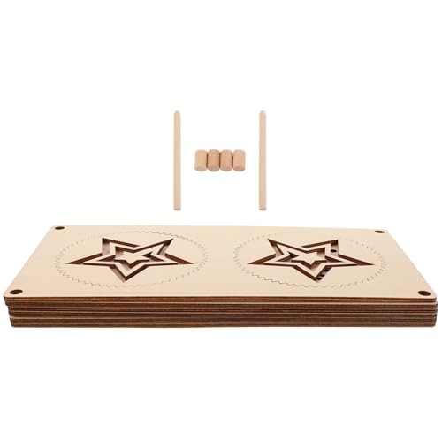 BESPORTBLE 5 Stück Teiliges Montessori Holz Übungsbrett für Kleinkinder Multifunktionales Labyrinth Malvorlagen und Puzzle Feinmotorisches Training für Hand-Auge-koordination und Kreative BESPORTBLE 5 Stück Teiliges Montessori Holz Übungsbrett für Kleinkinder Multifunktionales Labyrinth Malvorlagen und Puzzle Feinmotorisches Training für Hand-Auge-koordination und Kreative von BESPORTBLE