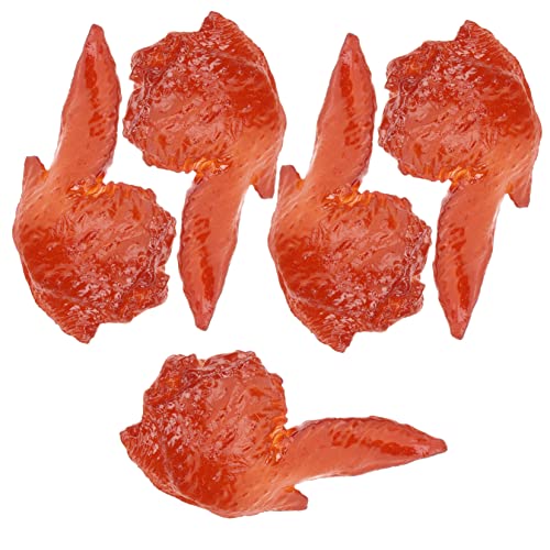 BESPORTBLE 5 Stück Teiliges Realistisches Hühnerflügel Modell aus Sicherem Resin Lebensecht Gestaltet Farbintensiv Dekorativ für Küchen Partys Schaufenster und Foto Requisiten Langlebig und BESPORTBLE 5 Stück Teiliges Realistisches Hühnerflügel Modell aus Sicherem Resin Lebensecht Gestaltet Farbintensiv Dekorativ für Küchen Partys Schaufenster und Foto Requisiten Langlebig und von BESPORTBLE
