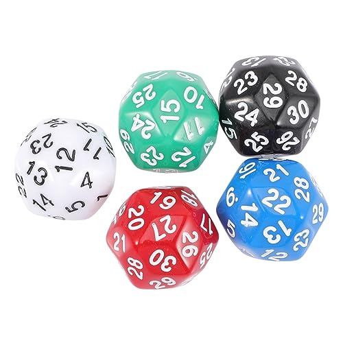 BESPORTBLE 5 Stück Teiliges Seitiges Acryl Zahlenwürfel Bunte Spielwürfel für Brettspiele Party Würfelspiel Zubehör Kinderfreundlich Langlebig BESPORTBLE 5 Stück Teiliges Seitiges Acryl Zahlenwürfel Bunte Spielwürfel für Brettspiele Party Würfelspiel Zubehör Kinderfreundlich Langlebig von BESPORTBLE