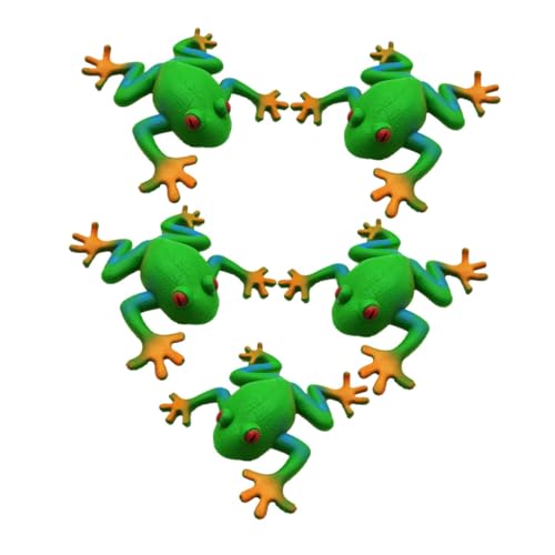 BESPORTBLE 5 Stück Teiliges Weiches Dehnbares Stress Anger Relief in Froschform Lustige Quetschfiguren für Party Favor und Entspannendes Fidget Toy für Erwachsene BESPORTBLE 5 Stück Teiliges Weiches Dehnbares Stress Anger Relief in Froschform Lustige Quetschfiguren für Party Favor und Entspannendes Fidget Toy für Erwachsene von BESPORTBLE
