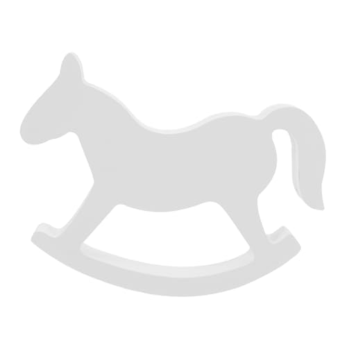 BESPORTBLE 5 Stück Weißes Kleines Holz Schaukelpferd Kinderzimmer Dekoration Hochzeit Deko für Jungen Mädchen BESPORTBLE 5 Stück Weißes Kleines Holz Schaukelpferd Kinderzimmer Dekoration Hochzeit Deko für Jungen Mädchen von BESPORTBLE