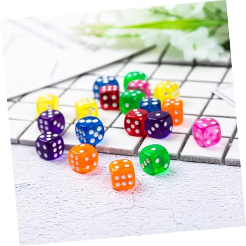 BESPORTBLE 50 Stück Teiliges Transparentes Acrylwürfel Farbige Spielwürfel mit Großen Punkten Langlebig und Ausgewogen für Brettspiele Partyspiele und Ktv barunterhaltung Zufällige Farbe BESPORTBLE 50 Stück Teiliges Transparentes Acrylwürfel Farbige Spielwürfel mit Großen Punkten Langlebig und Ausgewogen für Brettspiele Partyspiele und Ktv barunterhaltung Zufällige Farbe von BESPORTBLE