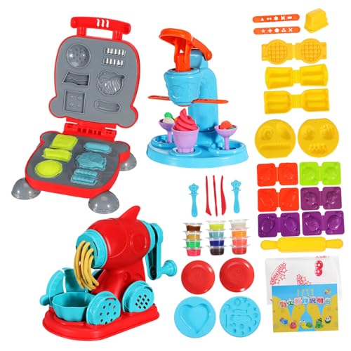 BESPORTBLE 51 Teiliges Knetset für Eiscreme Nudel Hamburgerformern Spielküchen zubehör Kreatives Knetwerkzeug für Jungen und Mädchen Ab Jahren Fördert Feinmotorik und Fantasievolles BESPORTBLE 51 Teiliges Knetset für Eiscreme Nudel Hamburgerformern Spielküchen zubehör Kreatives Knetwerkzeug für Jungen und Mädchen Ab Jahren Fördert Feinmotorik und Fantasievolles von BESPORTBLE