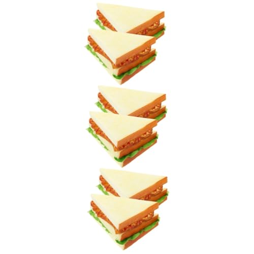 BESPORTBLE 6 Stck. Künstliches Sandwich Modell Teilig PU Simulation Food Realistisch Lebensecht Farbenfroh Dekoration Restaurant Küchen Requisite Fotografie Prop Lernmodell BESPORTBLE 6 Stck. Künstliches Sandwich Modell Teilig PU Simulation Food Realistisch Lebensecht Farbenfroh Dekoration Restaurant Küchen Requisite Fotografie Prop Lernmodell von BESPORTBLE